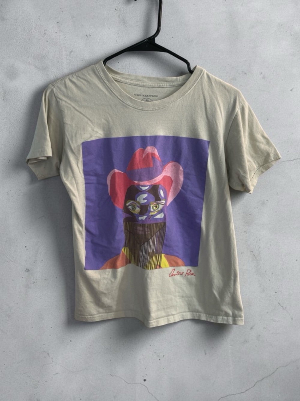 Orville Peck Graphic Tee Indie Sleaze Western Cowboy Aesthetic Band Shirt Small